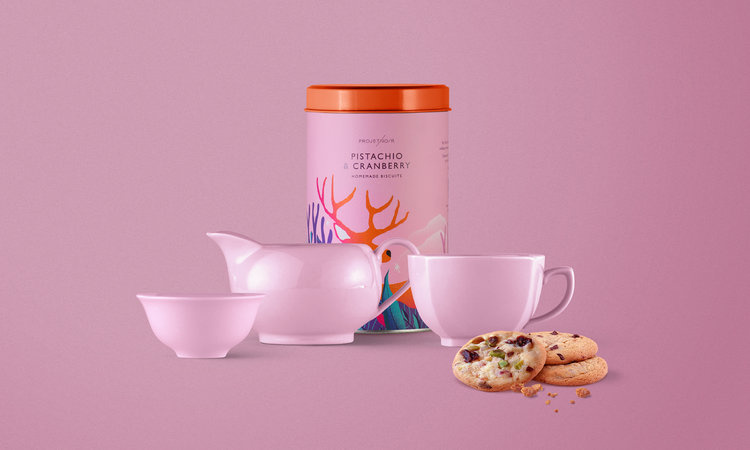 Noir 罐裝餅干禮盒包裝設(shè)計(jì),非常美麗的藝術(shù)插畫（廘）