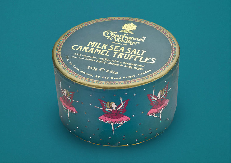 Charbonnel圣誕節(jié)巧克力禮品包裝設計,設計靈感來自芭蕾舞劇院與童話故事 Charbonnel圣誕節(jié)巧克力禮品包裝設計,設計靈感來自芭蕾舞劇院與童話故事