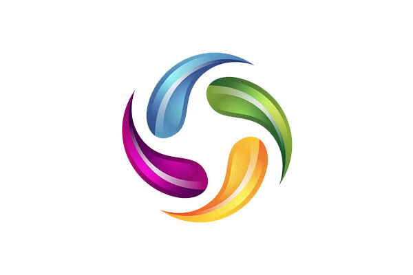 驚人的五顏六色的彩色標志設(shè)計