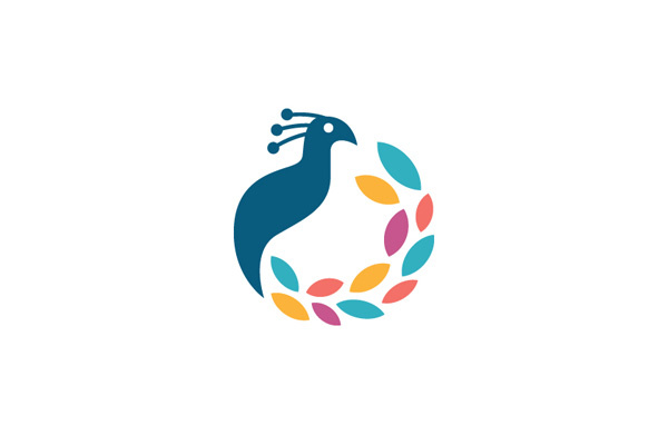 驚人的五顏六色的彩色標志設(shè)計