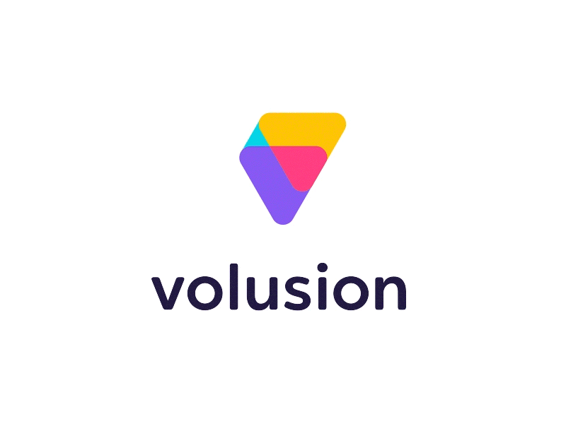 完美配色和創(chuàng)意造型的logo設(shè)計-Volusion最終動畫logo