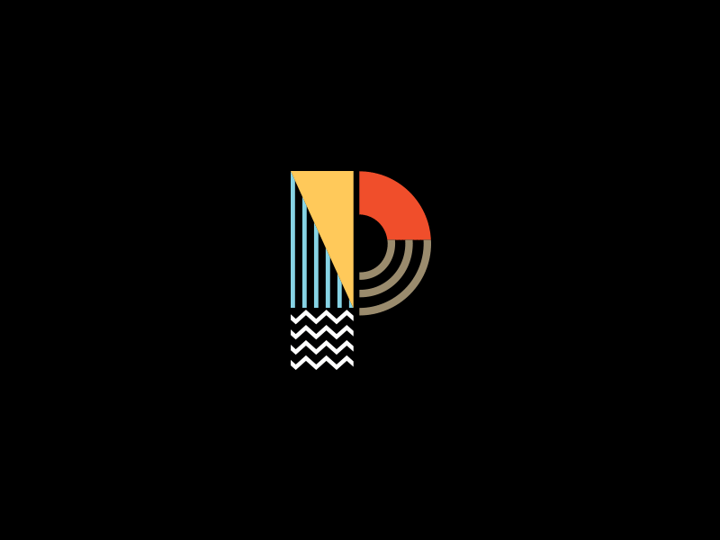 完美配色和創(chuàng)意造型的logo設(shè)計-Pessa