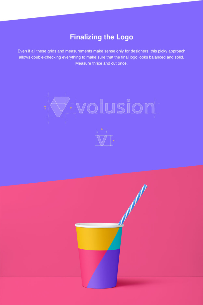 美麗和創(chuàng)意的平面設計想法-Volusion品牌logo設計vi設計