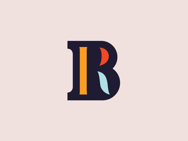 完美配色和創(chuàng)意造型的logo設(shè)計-BR會標