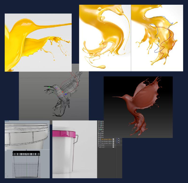 TIKKURILA 室內(nèi)油漆涂料包裝設(shè)計”飛濺的鳥與花“ TIKKURILA 室內(nèi)油漆涂料包裝設(shè)計”飛濺的鳥與花“