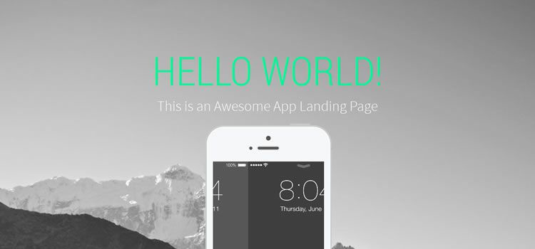 landy登陸頁面靈活的單頁html css響應(yīng)模板網(wǎng)頁設(shè)計免費
