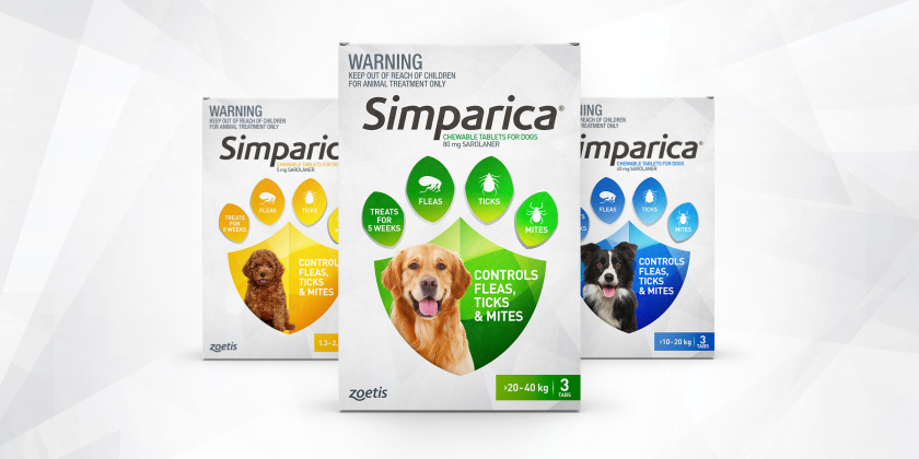 SIMPARICA 寵物藥品包裝設計“爪子盾牌”篇 SIMPARICA 寵物藥品包裝設計“爪子盾牌”篇