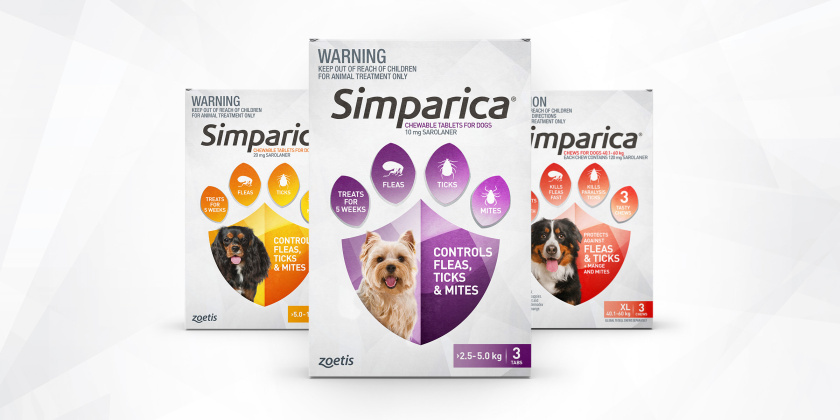 SIMPARICA 寵物藥品包裝設計“爪子盾牌”篇 SIMPARICA 寵物藥品包裝設計“爪子盾牌”篇