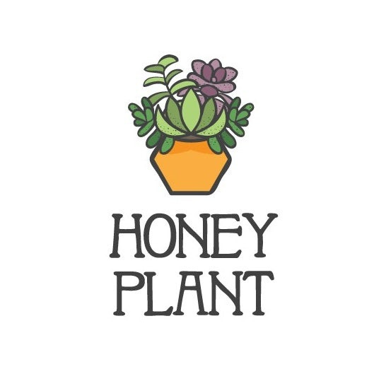 蜂蜜植物logo設(shè)計