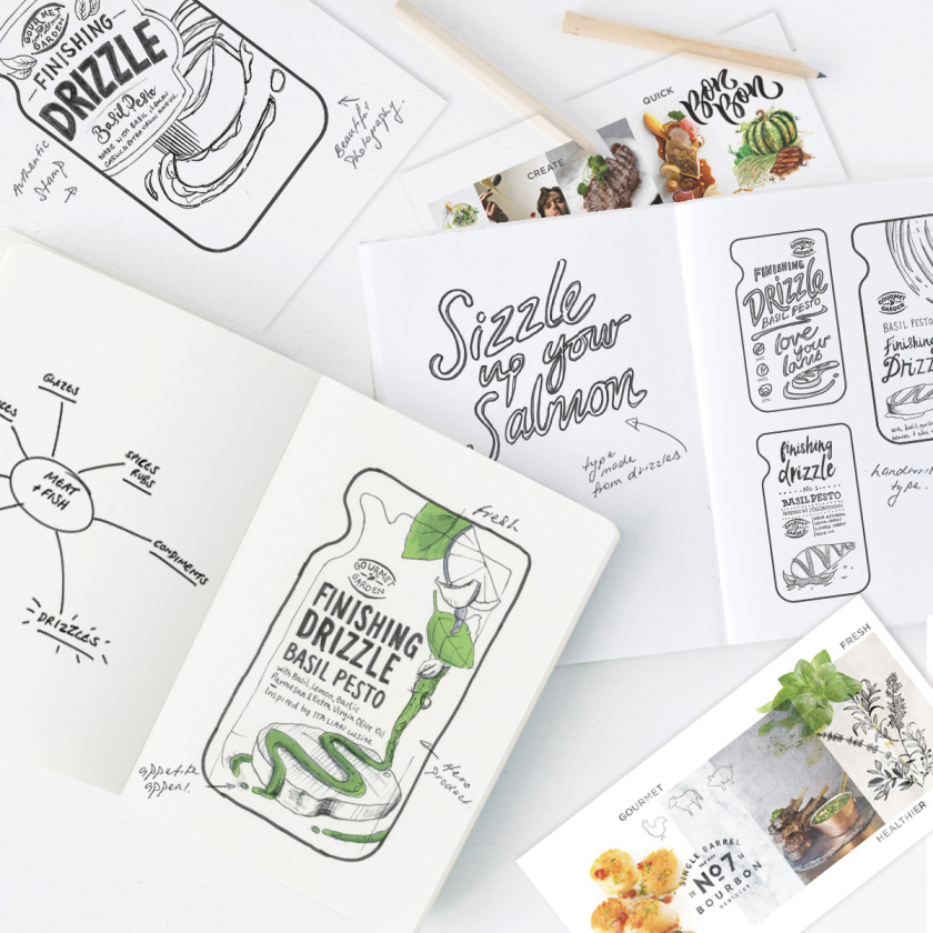 Gourmet Garden美食花園袋裝醬料包包裝設(shè)計(jì)，展現(xiàn)自然清新的美味