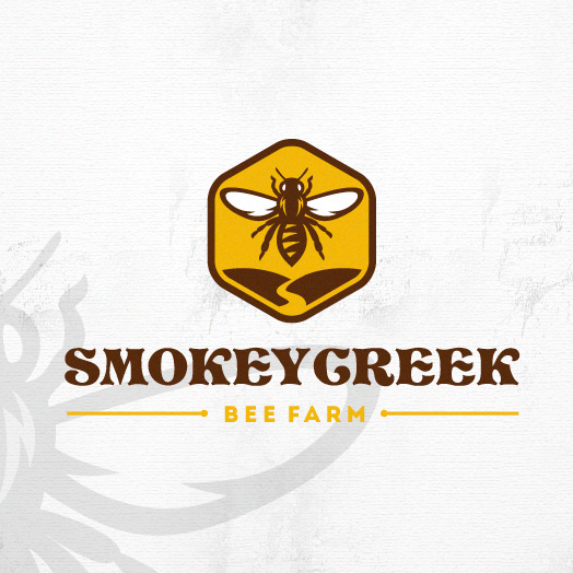 黃色產(chǎn)品標(biāo)志logo設(shè)計(jì)-Smokey Creek養(yǎng)蜂場(chǎng)logo設(shè)計(jì)
