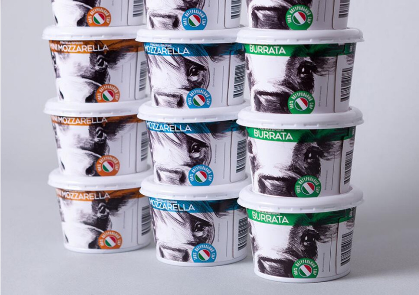 Fratelli Spirini酸奶奶酪包裝設(shè)計(jì),牛耳朵造型增加了產(chǎn)品識(shí)別性 Fratelli Spirini酸奶奶酪包裝設(shè)計(jì),牛耳朵造型增加了產(chǎn)品識(shí)別性