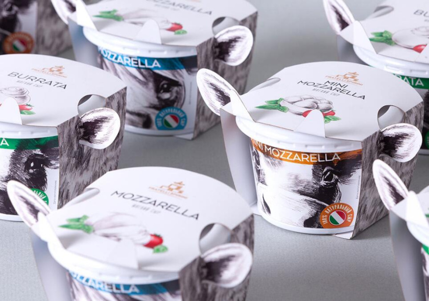 Fratelli Spirini酸奶奶酪包裝設(shè)計(jì),牛耳朵造型增加了產(chǎn)品識(shí)別性 Fratelli Spirini酸奶奶酪包裝設(shè)計(jì),牛耳朵造型增加了產(chǎn)品識(shí)別性