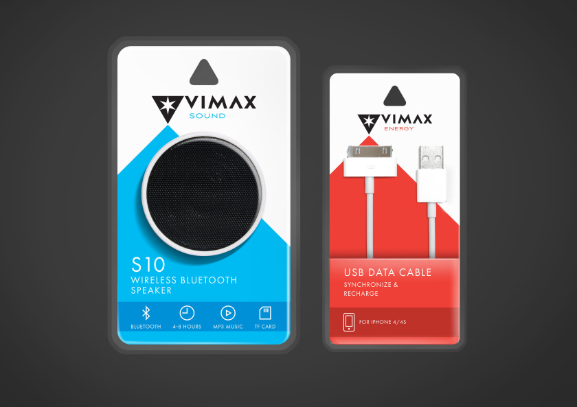 個人IT消費品包裝-手機(jī)移動配件包裝設(shè)計-Vimax一種帶來最大效果的清新風(fēng)格包裝設(shè)計