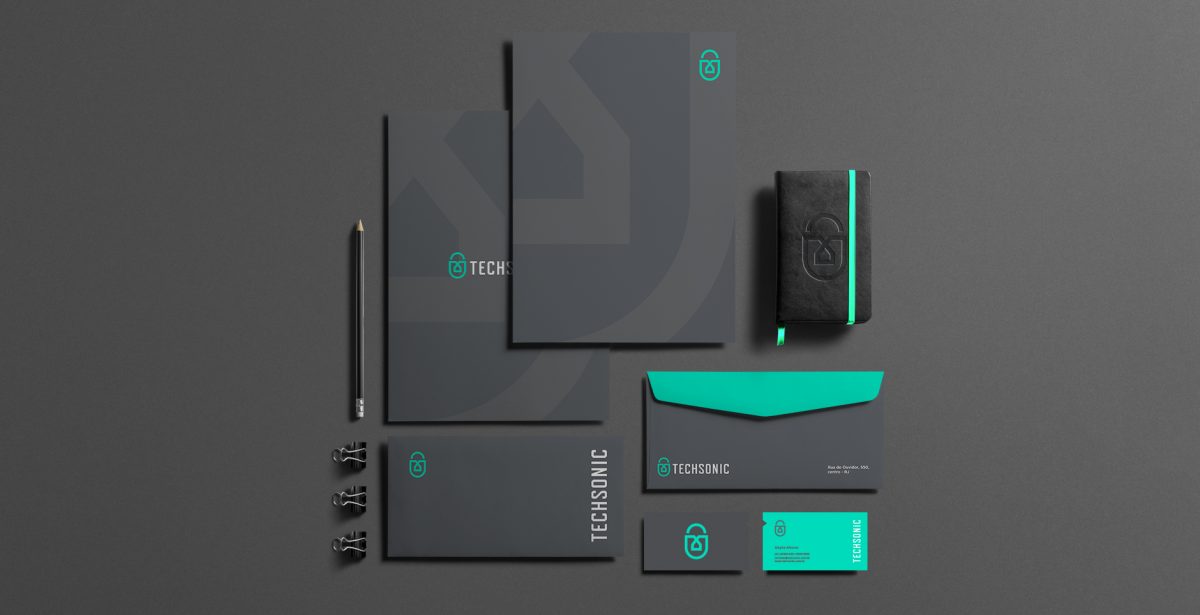 Techsonic 電子安全監(jiān)控設備公司logo設計vi設計 Techsonic 電子安全監(jiān)控設備公司logo設計vi設計