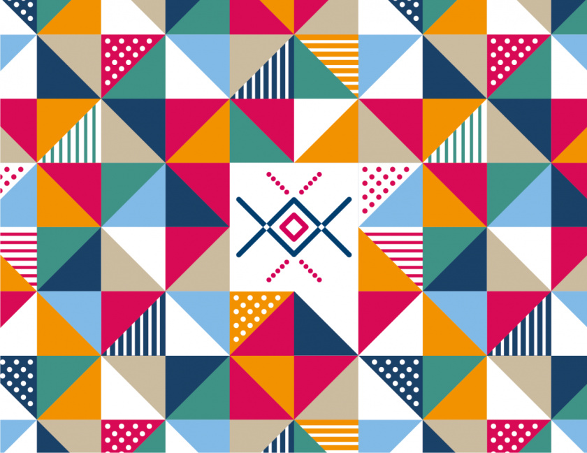 Indutexx 紡織面料品牌vi設(shè)計logo設(shè)計，幾何線條風格