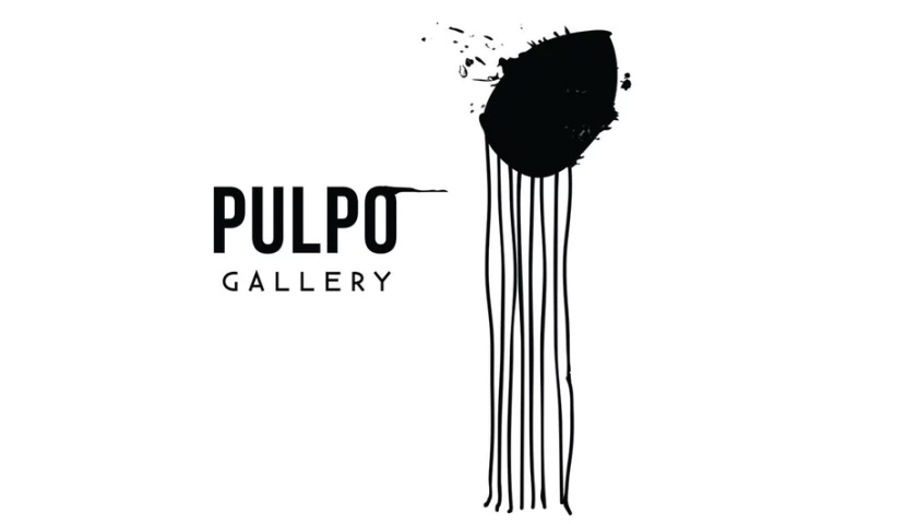 抽象Pulpo Gallery徽標logo設計