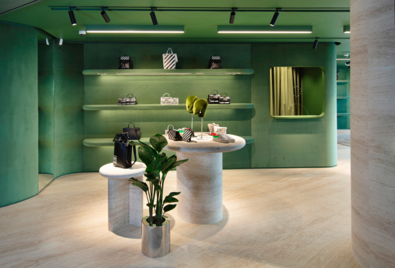 K11 Musea 服裝店鋪空間設(shè)計(jì)，柔軟形狀和溫暖材料為標(biāo)志的店鋪設(shè)計(jì)