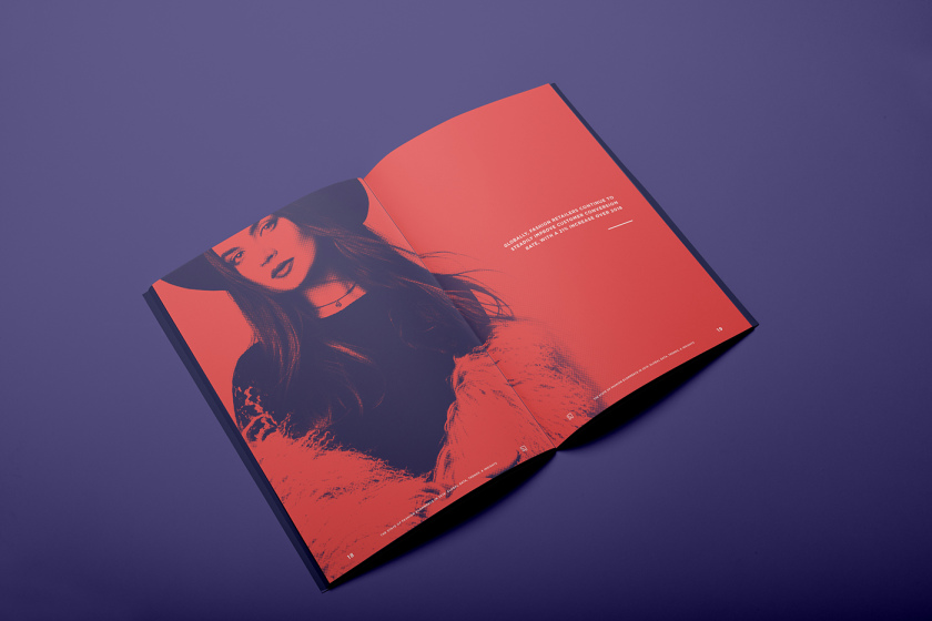 《2019年歐美時尚電子商務(wù)狀況報告》年報宣傳畫冊設(shè)計