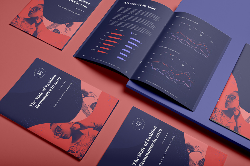 《2019年歐美時尚電子商務(wù)狀況報告》年報宣傳畫冊設(shè)計
