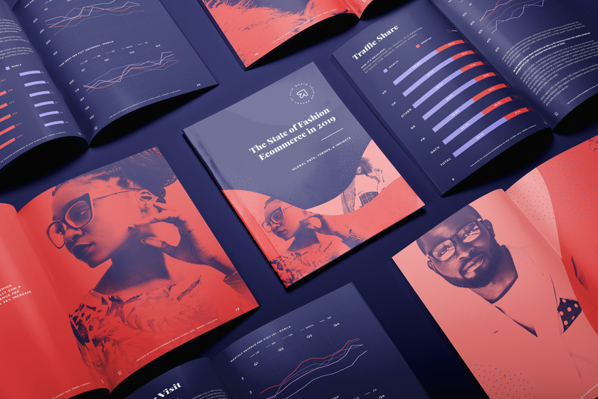 《2019年歐美時尚電子商務(wù)狀況報告》年報宣傳畫冊設(shè)計