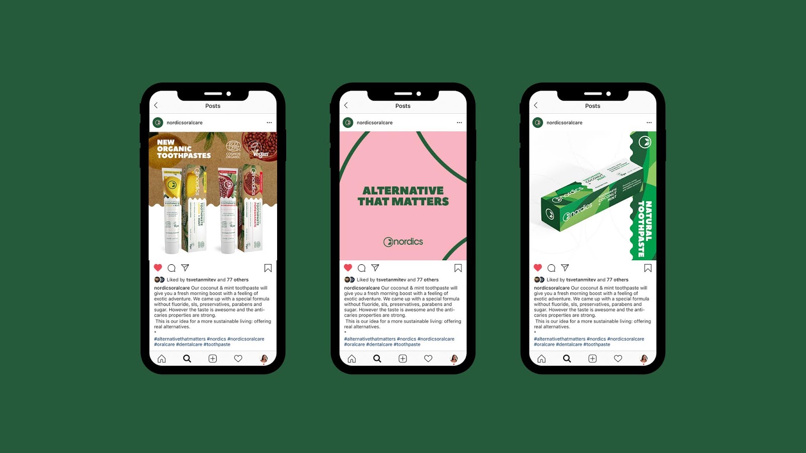 nordics純天然牙膏牙刷品牌包裝設(shè)計(jì)