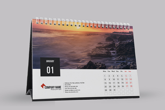 優(yōu)美景色Calendar臺歷月歷設計