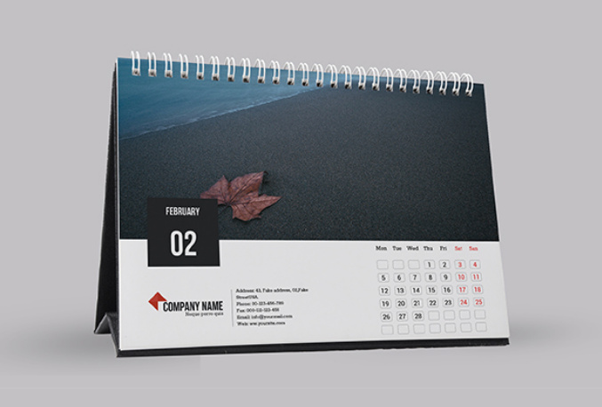 優(yōu)美景色Calendar臺歷月歷設計