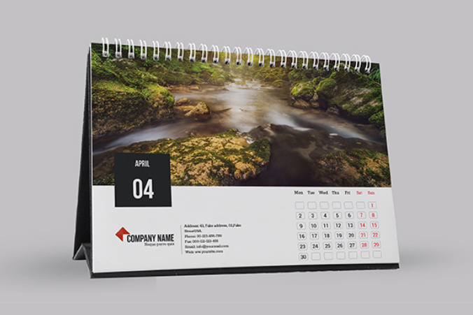 優(yōu)美景色Calendar臺歷月歷設計