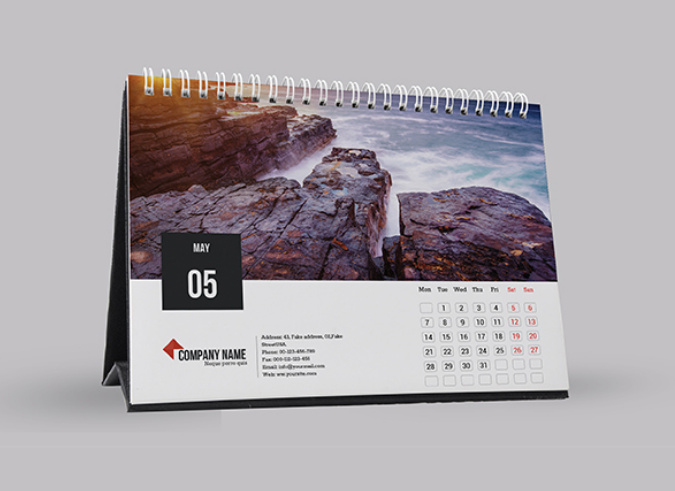 優(yōu)美景色Calendar臺歷月歷設計