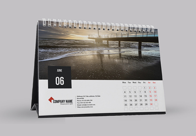 優(yōu)美景色Calendar臺歷月歷設計
