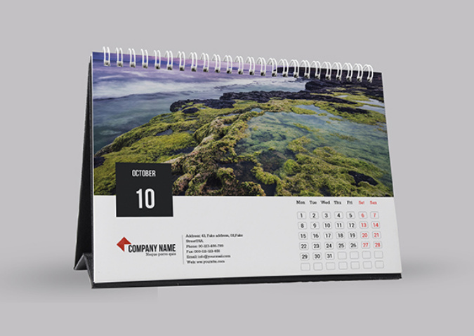 優(yōu)美景色Calendar臺歷月歷設計