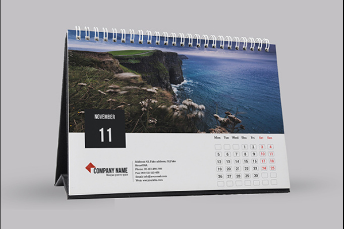 優(yōu)美景色Calendar臺歷月歷設計