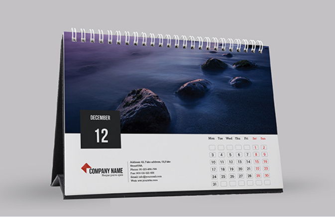 優(yōu)美景色Calendar臺歷月歷設計