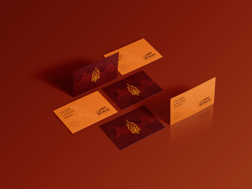 Maha-Laksmi 印度瑜伽舞蹈品牌logo設(shè)計(jì)vi設(shè)計(jì)