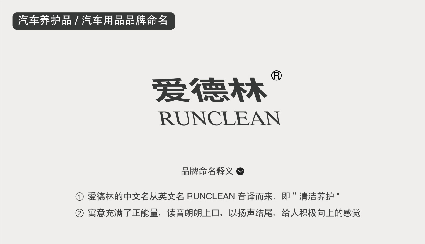 汽車養(yǎng)護品汽車用品品牌愛德林商標命名