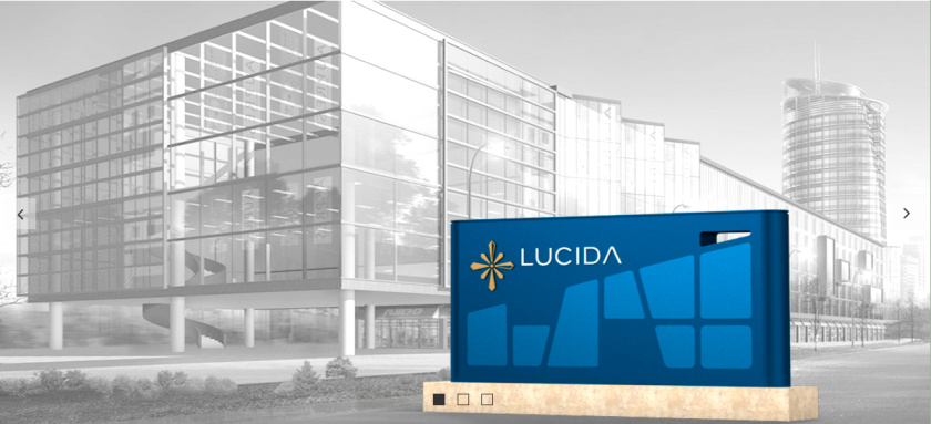 露西達Lucida醫(yī)療康復(fù)中心品牌logo設(shè)計vi設(shè)計，“火花/星星”概念