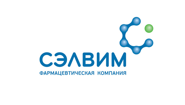 醫(yī)藥品牌設計：Salvim制藥公司企業(yè)logo設計vi設計，基因分子鍵元素+字母C