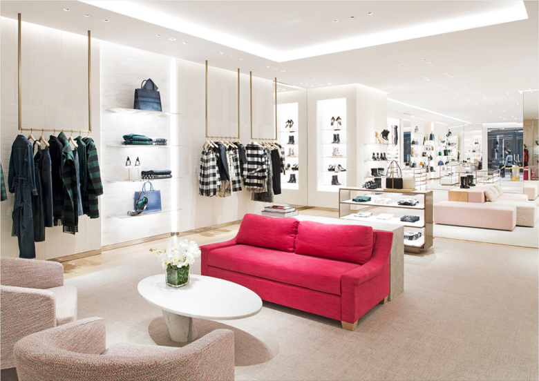 迪奧精品專賣店空間設(shè)計(jì)，簡約精致風(fēng)格