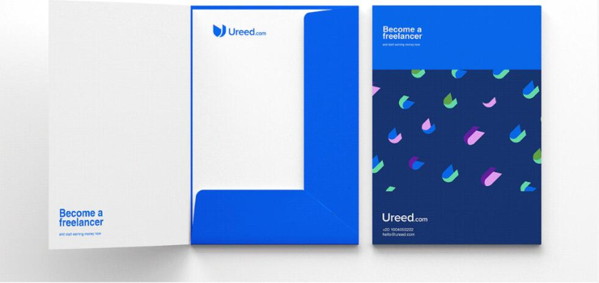 ureed 在線服務(wù)市場平臺網(wǎng)站品牌logo設(shè)計vi設(shè)計，互聯(lián)網(wǎng)科技風(fēng)格