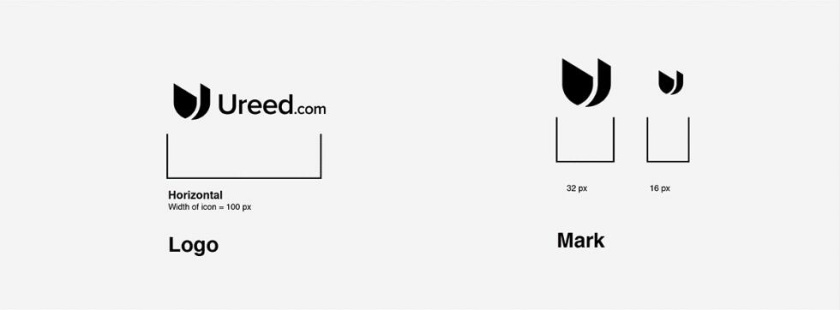 ureed 在線服務(wù)市場平臺網(wǎng)站品牌logo設(shè)計vi設(shè)計，互聯(lián)網(wǎng)科技風(fēng)格