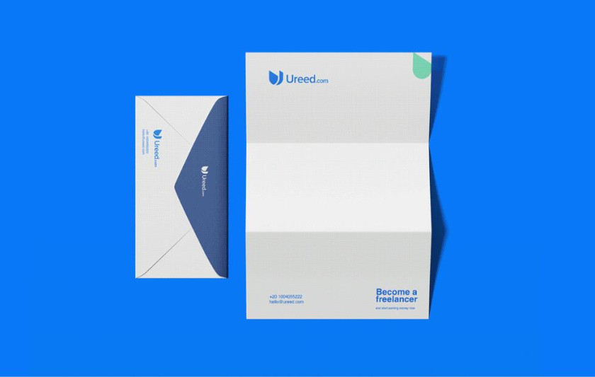 ureed 在線服務(wù)市場平臺網(wǎng)站品牌logo設(shè)計vi設(shè)計，互聯(lián)網(wǎng)科技風(fēng)格