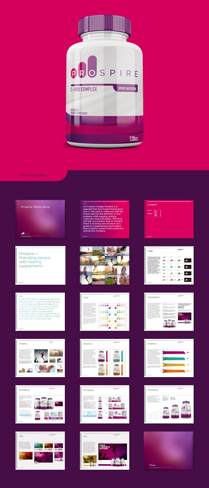 Prospire維生素營養(yǎng)補充劑平品牌全案設計-包裝規(guī)范設計