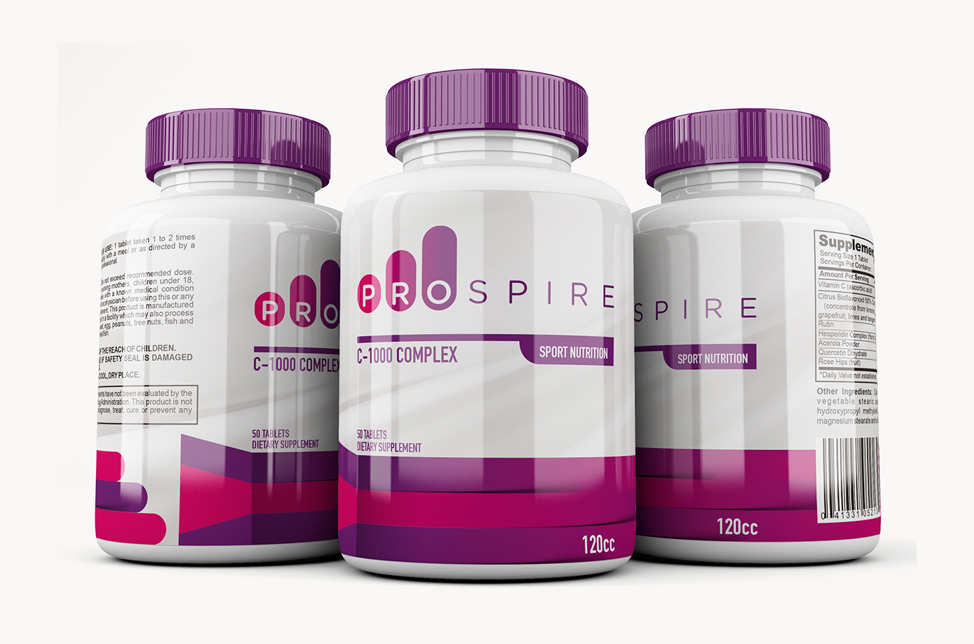 Prospire維生素營養(yǎng)補充劑平品牌全案設計-包裝設計