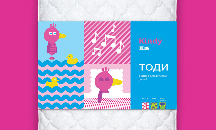 TORIS KINDY 兒童床墊品牌全案策劃品牌創(chuàng)建塑造-產品包裝設計