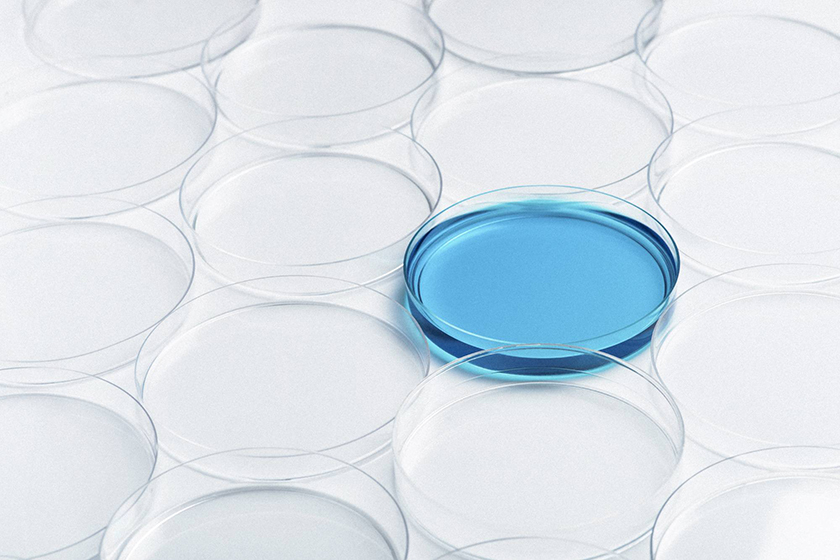 Macro Clinic連鎖醫(yī)療診所醫(yī)院圓形顯微鏡logo設(shè)計(jì)，品牌vi形象設(shè)計(jì)與品牌全案策劃塑造