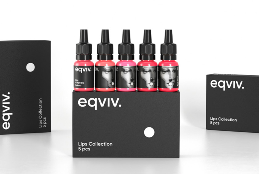 Eqviv 永久性化妝用顏料化妝品品牌命名logo設(shè)計(jì)包裝設(shè)計(jì)“歷史美女藝術(shù)照片”篇