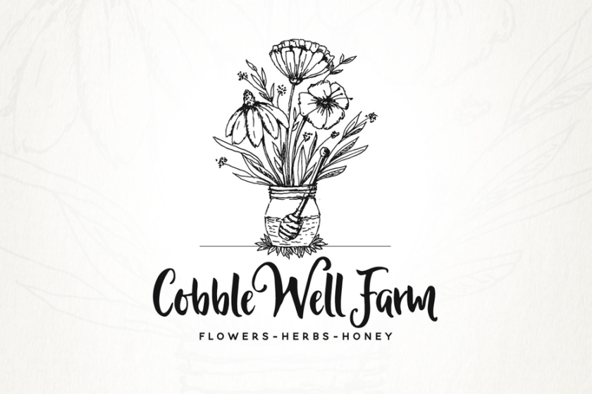 錯綜復雜的細節(jié)-Cobble Well Farm標志設計
