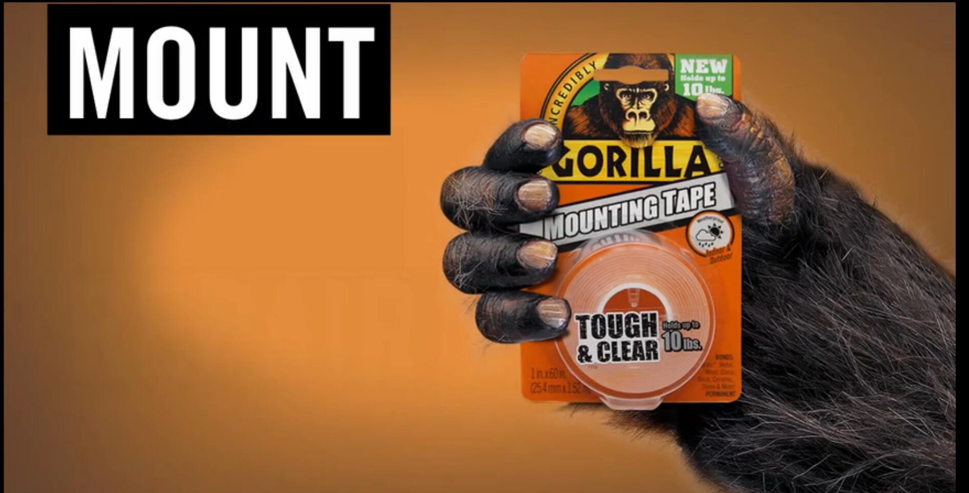 Gorilla Mounting Tape黑猩猩強(qiáng)力膠包裝設(shè)計 Gorilla Mounting Tape黑猩猩強(qiáng)力膠包裝設(shè)計