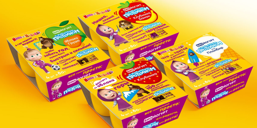 “瑪莎和熊”兒童食品包裝設(shè)計與卡通吉祥物設(shè)計-上海包裝設(shè)計公司